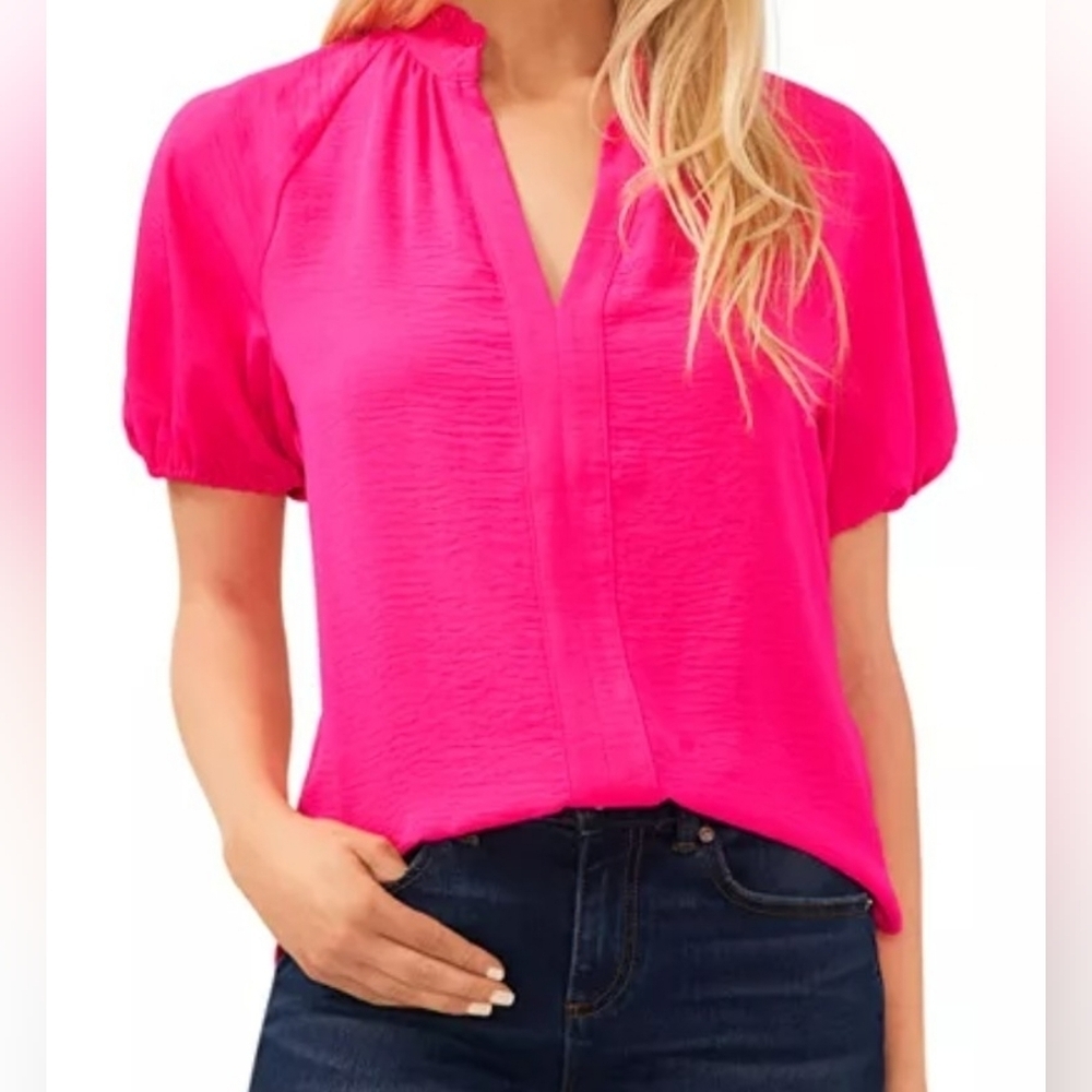 CeCe Hot Pink Blouse
